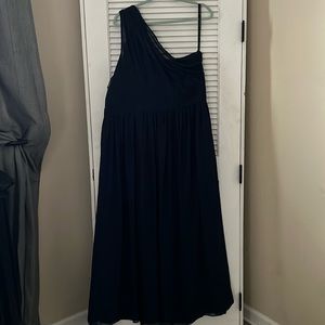 Blue wedding dress for guest.